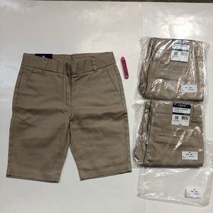 Izod Khaki Uniform Shorts (3 pairs)